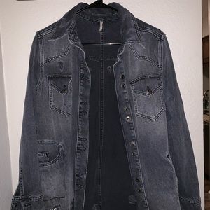 Free People T-Shirt Jacket
